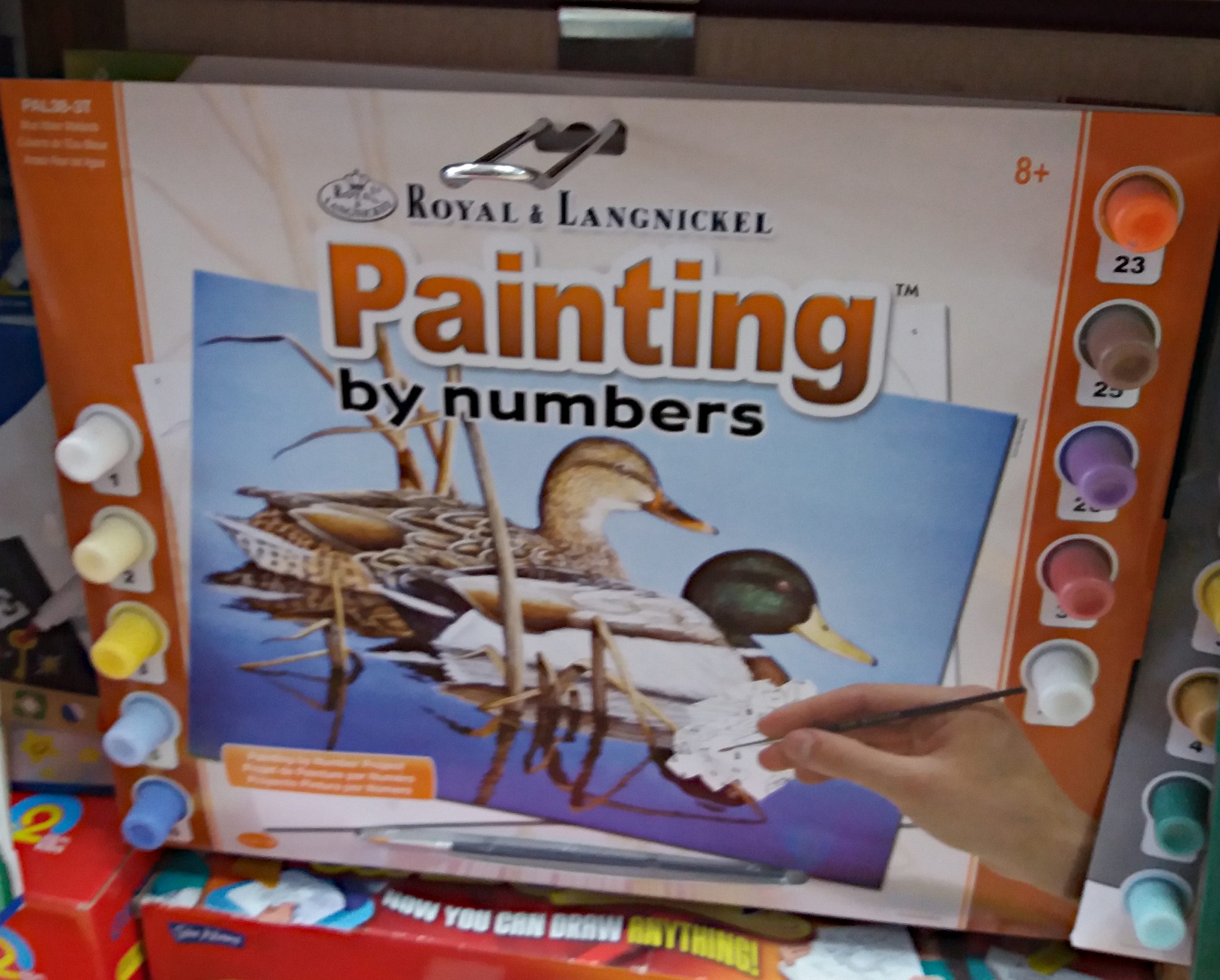 Royal and Langnickel Paint by Numbers "Ducks" at Art and Craft valley Coulsdon