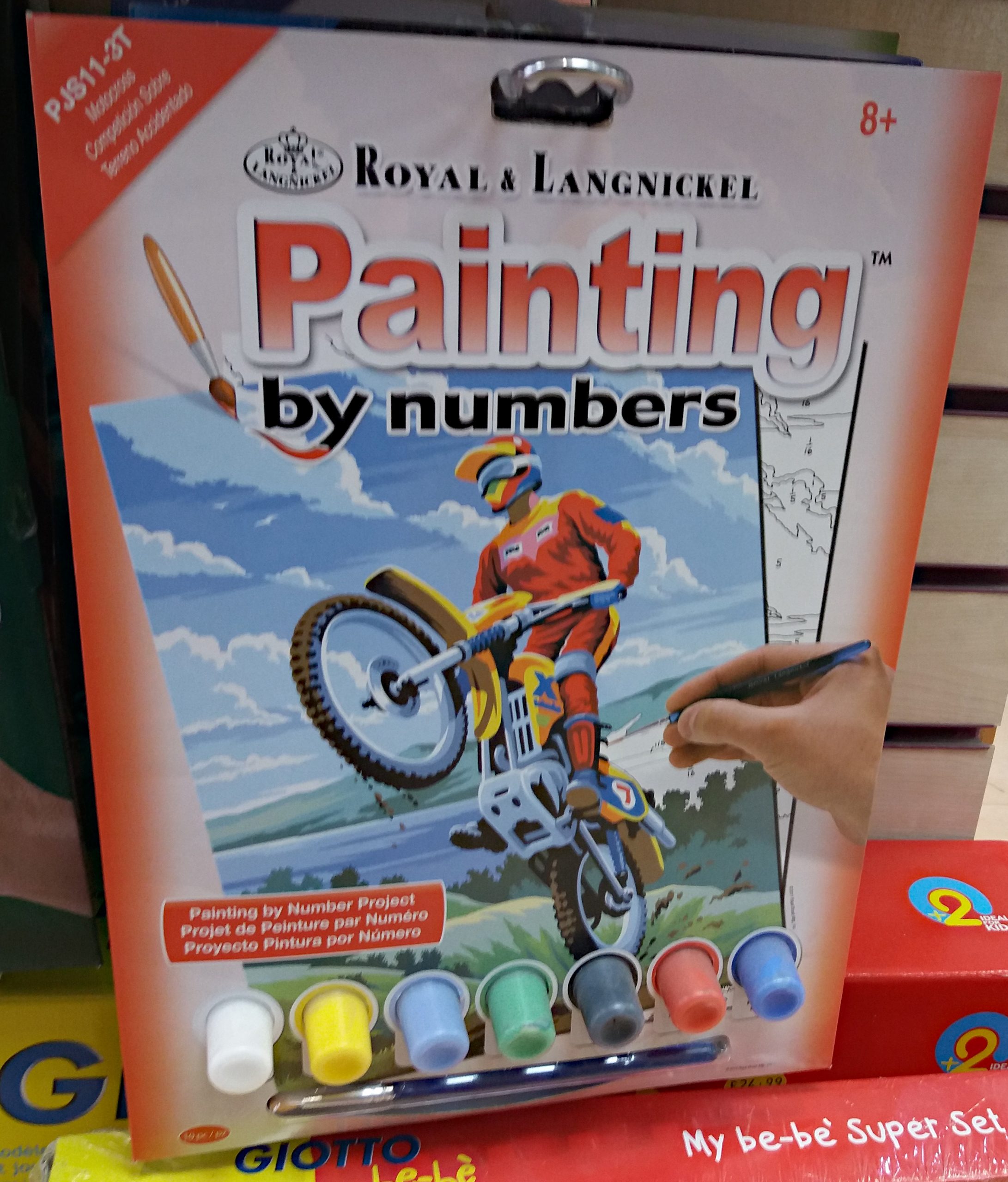 Royal and Langnickel Motorbike Paint by Numbers at Art & Craft Valley Coulsdon